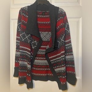 Open Front Waterfall Cardigan